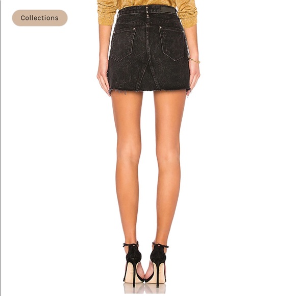 GRLFRND Eva A-Frame Studded Gussett Skirt - Picture 4 of 8